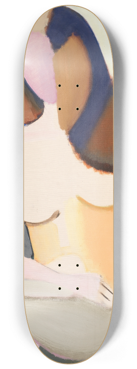 Vilhelm Lundstrm - Seated Female Nude 8.25 inch art skate deck