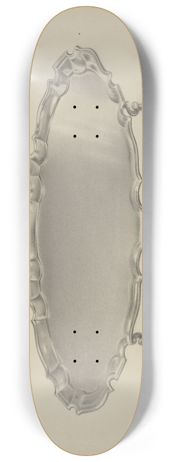 Vincent Carano - Silver Salver 8.25 inch art skate deck