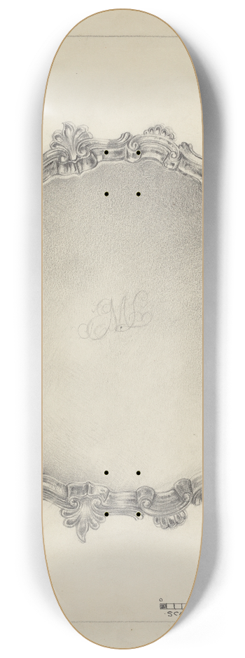 Vincent Carano - Silver Salver 8.25 inch art skate deck