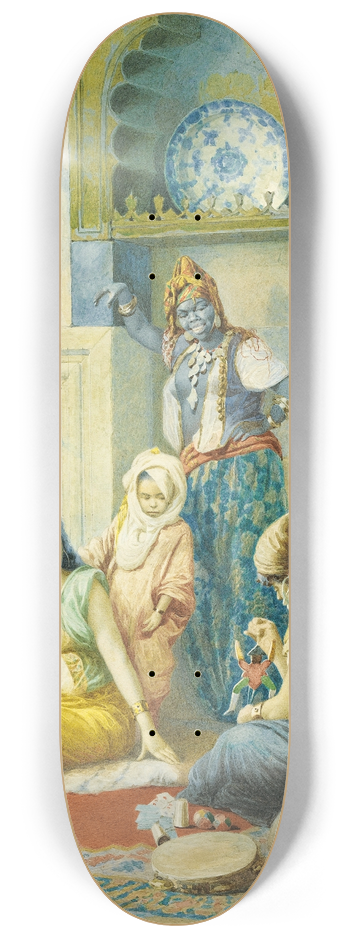 Vincent Stiepevich - Nursery In The Harem 8.25 inch art skate deck