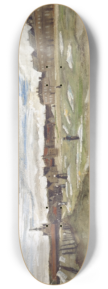 Vincent van Gogh - Bleachery at Scheveningen 8.25 inch art skate deck