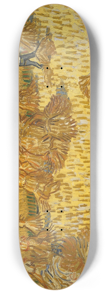 Vincent van Gogh - Corn Harvest in Provence 8.25 inch art skate deck