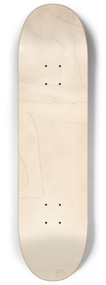 Auguste Rodin - Sketch for Figure on Whistler Monument 8.25 inch art skate deck
