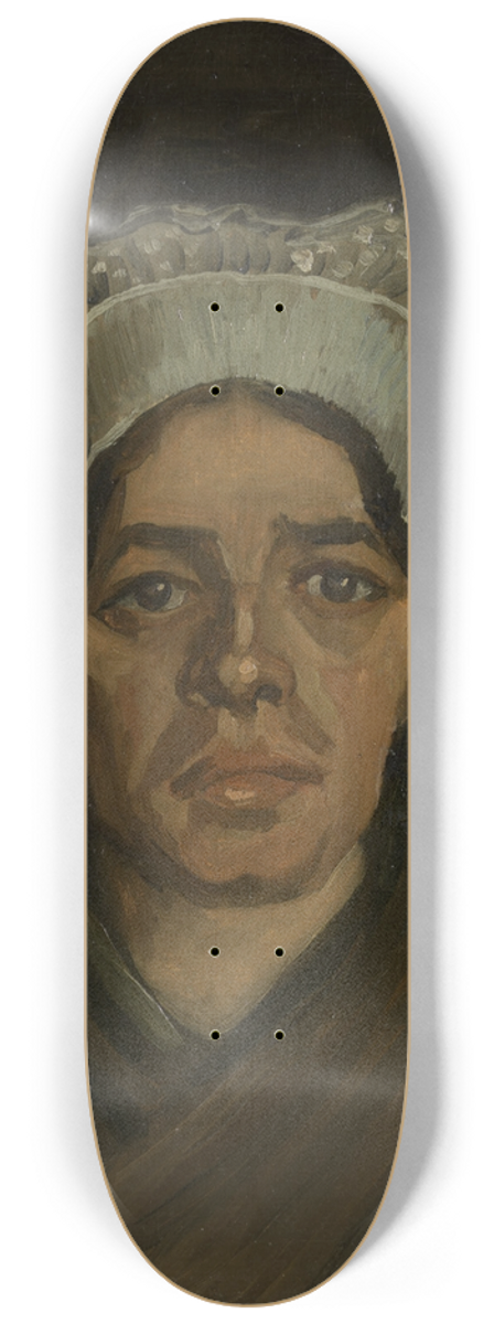 Vincent van Gogh - Head Of A Woman 3 8.25 inch art skate deck
