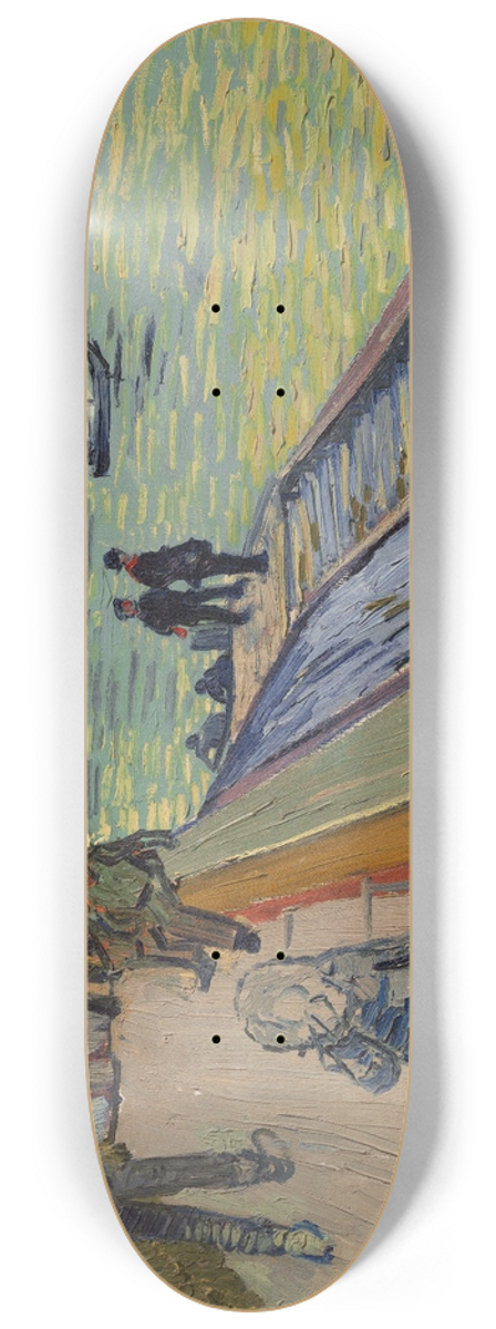 Vincent van Gogh - Le pont de Trinquetaille 8.25 inch art skate deck