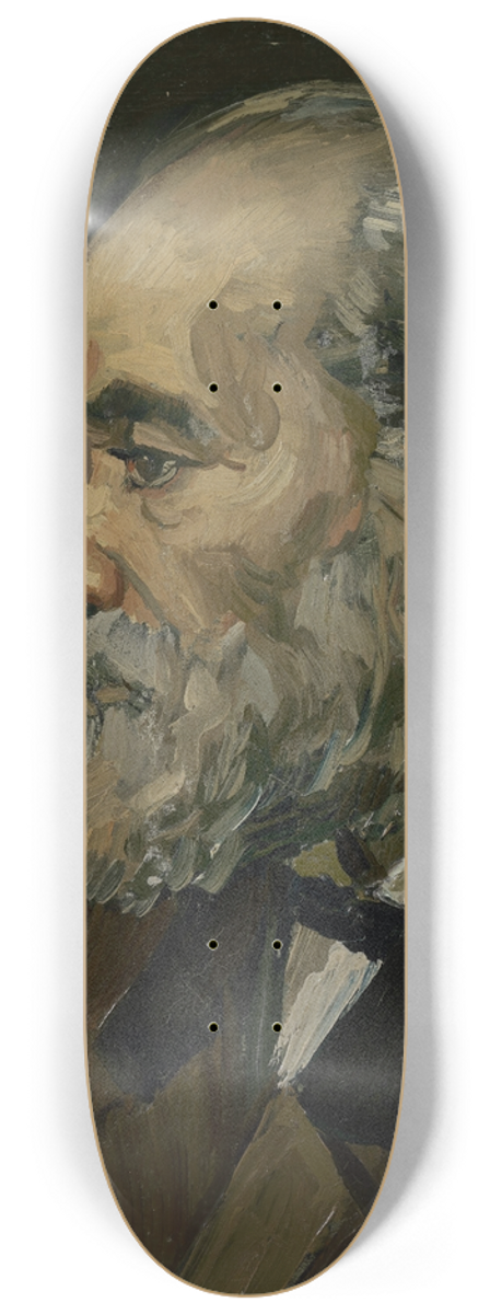 Vincent van Gogh - Portrait of an old man 8.25 inch art skate deck