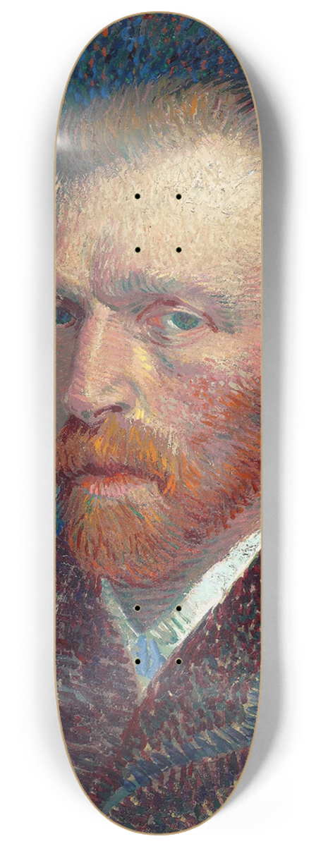 Vincent van Gogh - Self-Portrait 8.25 inch art skate deck