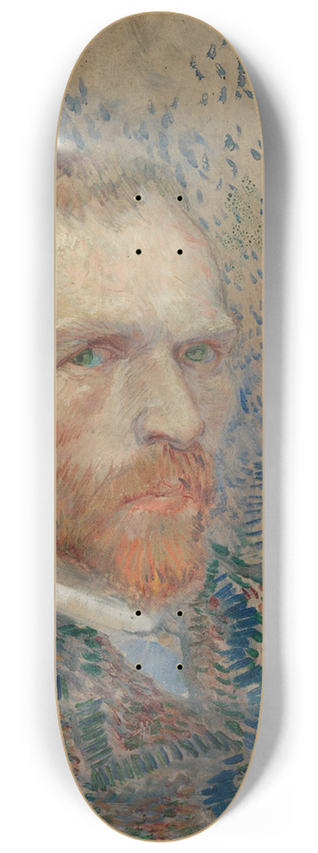 Vincent van Gogh - Self-portrait 8.25 inch art skate deck