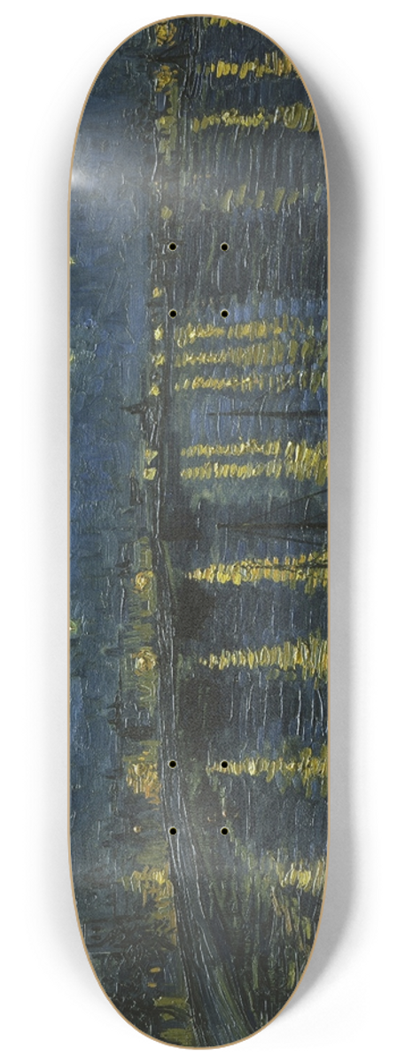 Vincent van Gogh - Starry Night 8.25 inch art skate deck