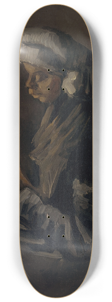 Vincent van Gogh - The Potato Peeler 8.25 inch art skate deck