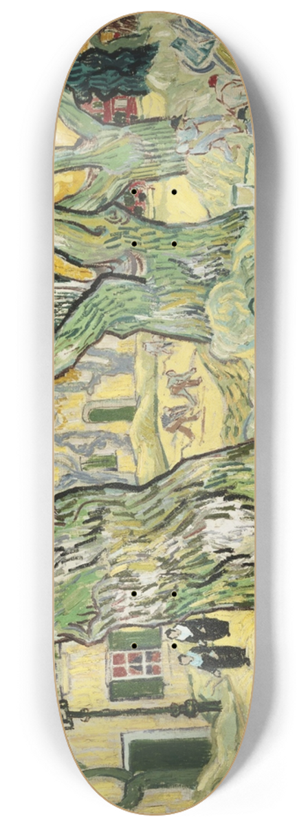 Vincent van Gogh - The Road Menders 8.25 inch art skate deck