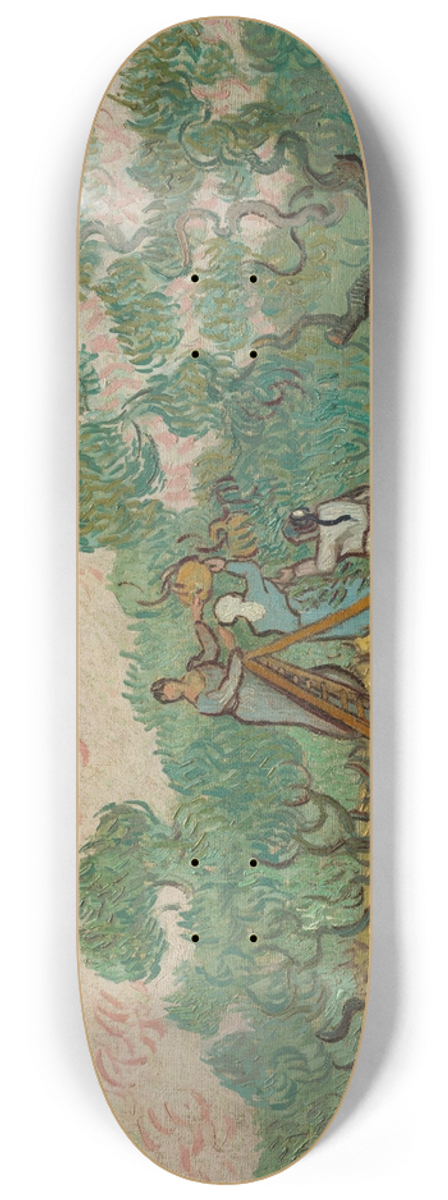 Vincent van Gogh - Women Picking Olives 8.25 inch art skate deck