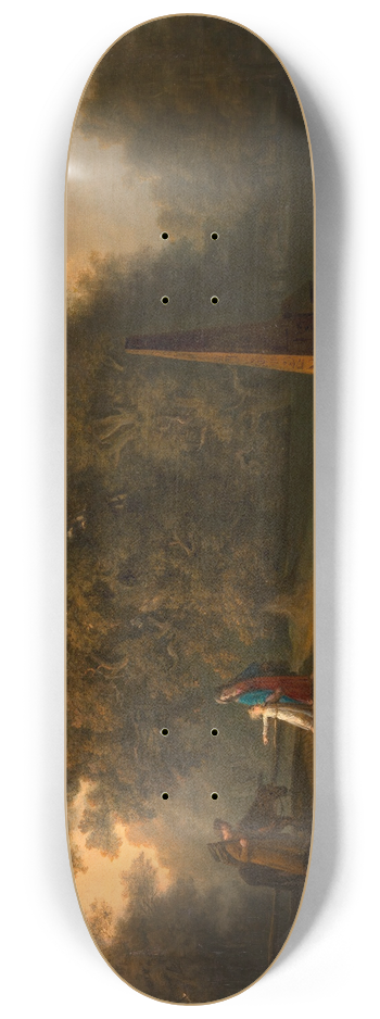 Vinzenz Fischer - Flucht nach gypten 8.25 inch art skate deck