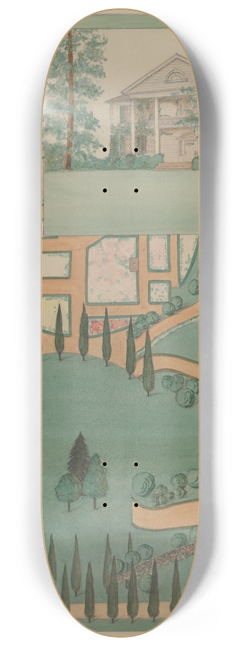 Virginia Richards - Jumel Mansion 8.25 inch art skate deck