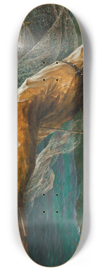 Virginie Demont-Breton - A Breton sailor 8.25 inch art skate deck