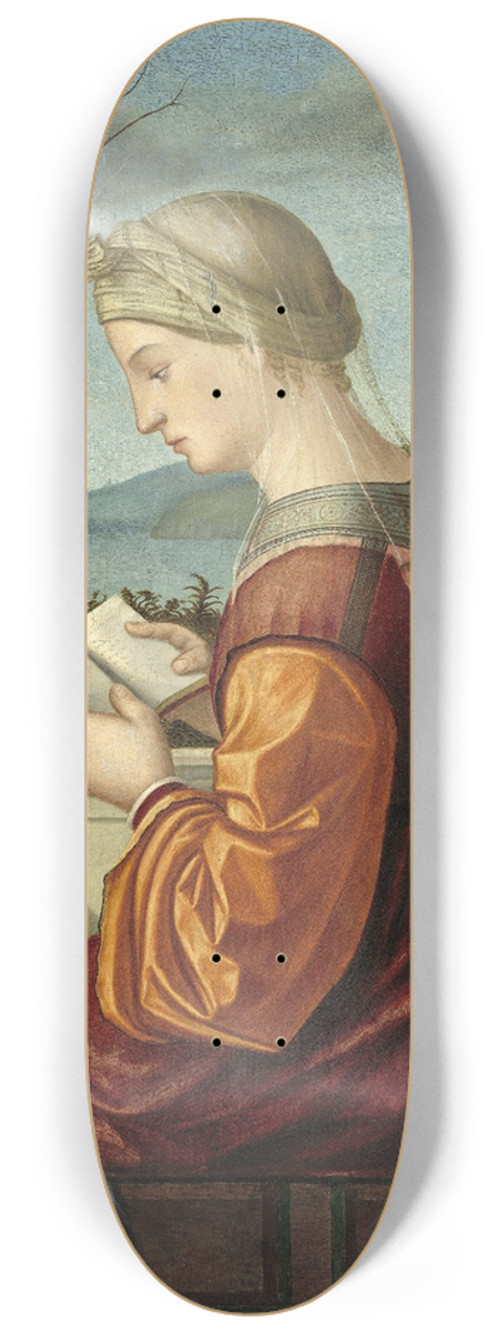 Vittore Carpaccio - The Virgin Reading 8.25 inch art skate deck