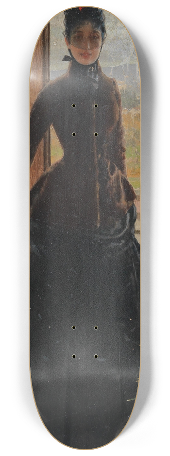 Vittorio Matteo Corcos - Eine elegante Dame 8.25 inch art skate deck
