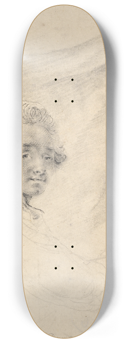 Vivant Denon - Self Portrait as a Young Man 8.25 inch art skate deck