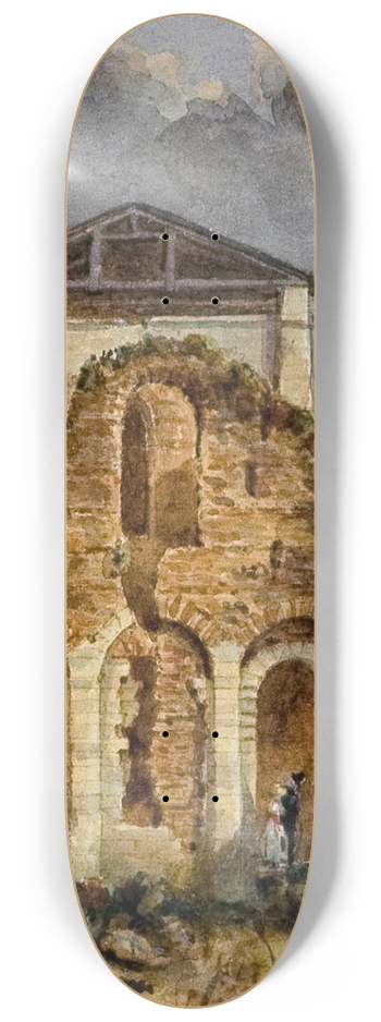 Auguste-Sbastien Bnard - Les thermes de Julien. 8.25 inch art skate deck