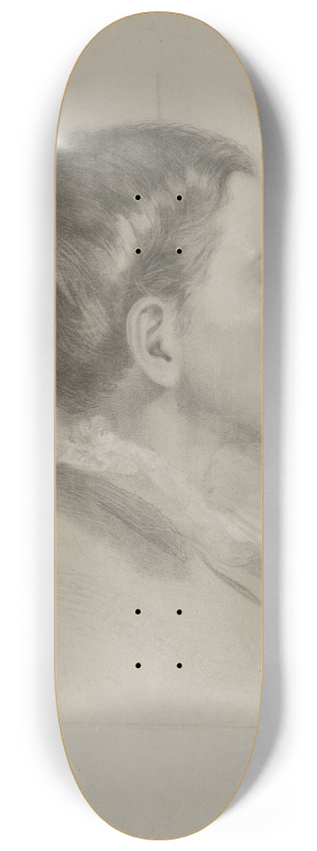 Vojtech Angyal - Study of a Boy with a High Collar 8.25 inch art skate deck