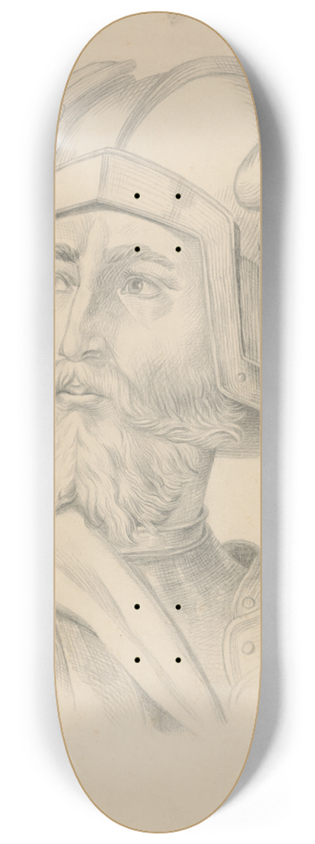 Vojtech Klimkovi - Soldiers head 8.25 inch art skate deck