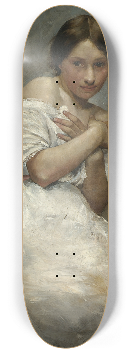 Wacaw Szymanowski - Portrait of a girl 8.25 inch art skate deck