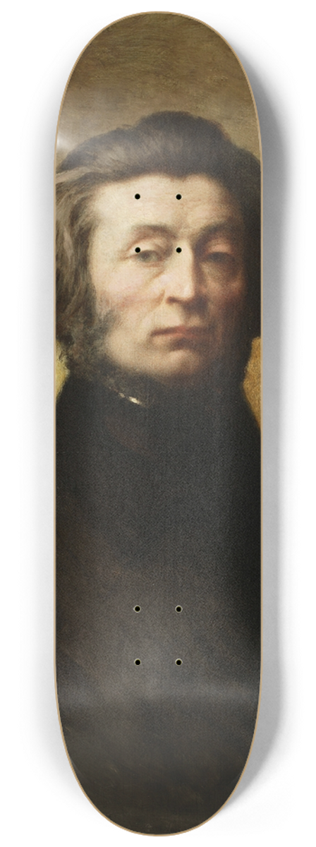 Wadysaw Ciesielski - Portrait of Adam Mickiewicz 8.25 inch art skate deck