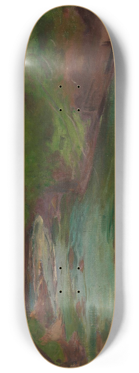 Wadysaw lewiski - Mountain stream  in the Tatra Mountains below Mt Nosal 8.25 inch art skate deck