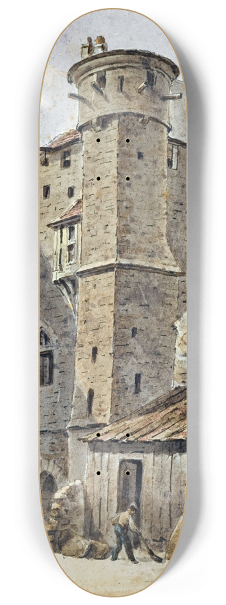 Auguste-Sbastien Bnard - Tour Saint Jean de Latran. 8.25 inch art skate deck