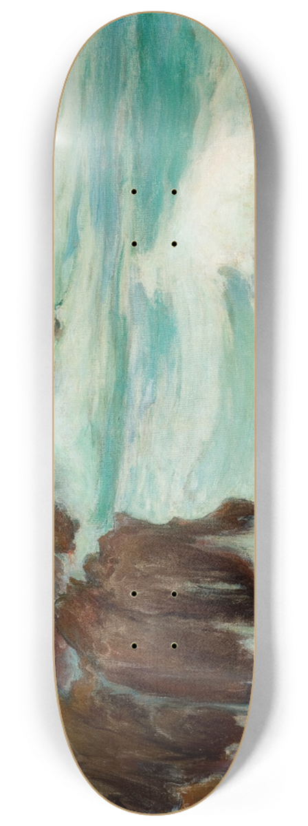 Wadysaw lewiski - The Sea in Brittany 8.25 inch art skate deck