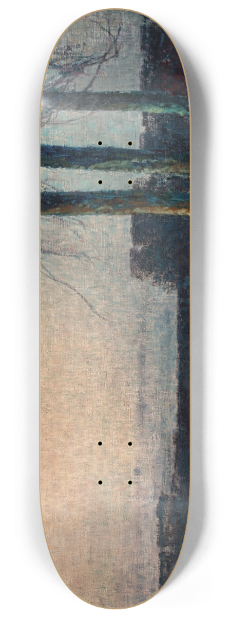 Wadysaw Wankie - Dusk  Moonrise II 8.25 inch art skate deck