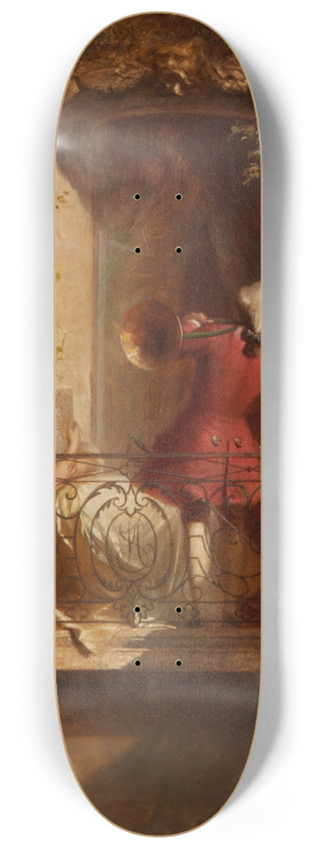 Auguste Serrure - Le concert 8.25 inch art skate deck
