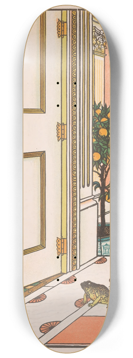 Walter Crane - Beauty and the beast Pl. 07 8.25 inch art skate deck