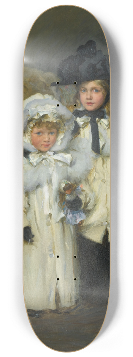 Walter Frederick Osborne - Dorothy And Irene Falkiner 8.25 inch art skate deck