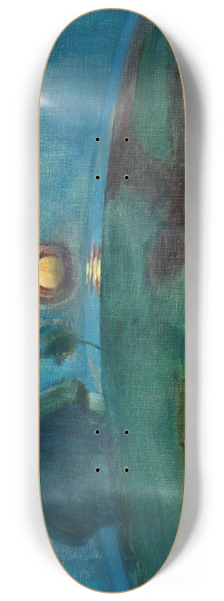 Walter Gramatt - Mondaufgang auf Hiddensoe 8.25 inch art skate deck