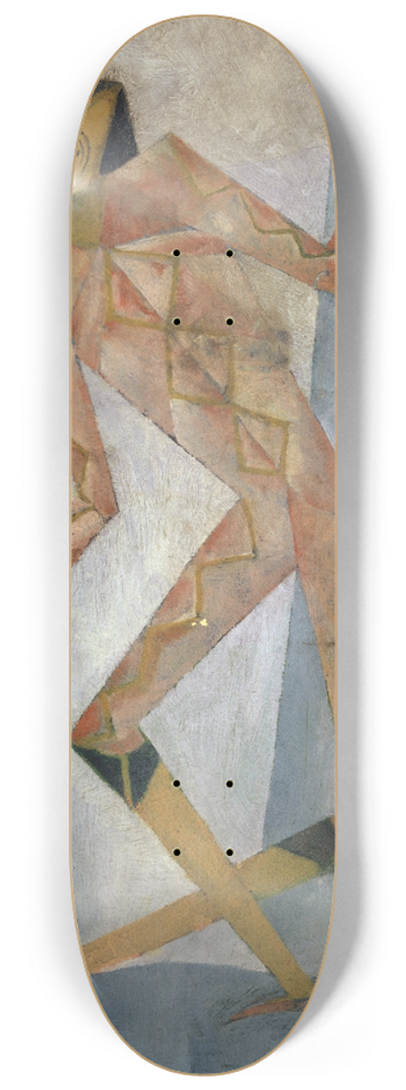 Walter Kurt Wiemken - Harlequin 8.25 inch art skate deck