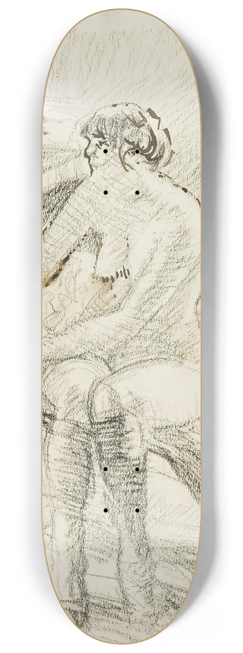 Walter Richard Sickert - Seated Nude 8.25 inch art skate deck