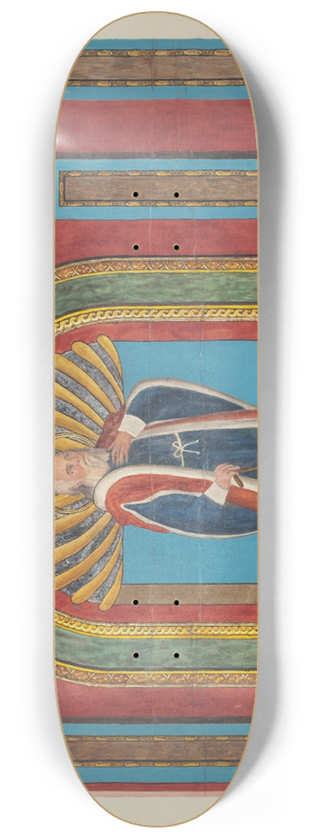 Warren W. Lemmon - Fragment of Reredos 8.25 inch art skate deck