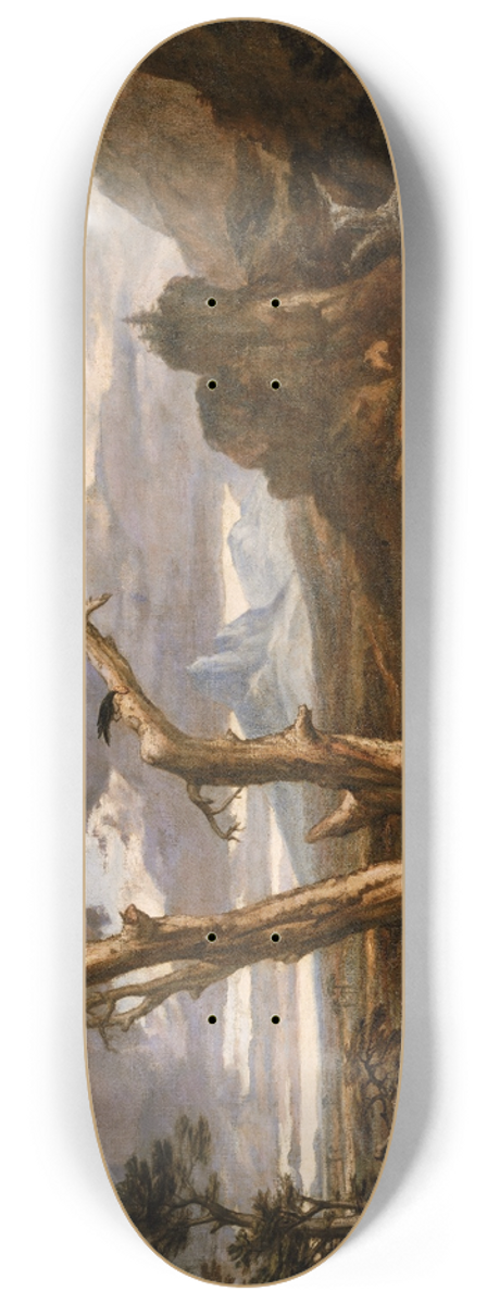 Washington Allston - Elijah in the Desert 8.25 inch art skate deck