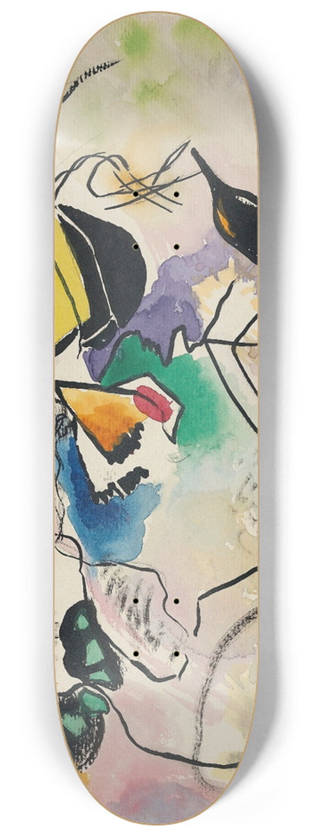 Wassily Kandinsky - Entwurf zu Komposition VII 8.25 inch art skate deck