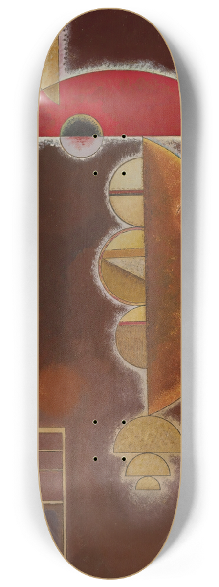 Wassily Kandinsky - Gedrckt 8.25 inch art skate deck