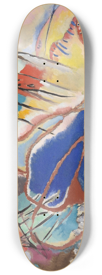 Wassily Kandinsky - Improvisation No. 30 (Cannons) 8.25 inch art skate deck