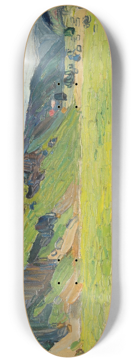 Wassily Kandinsky - KallmnzLight-Green Mountains 8.25 inch art skate deck