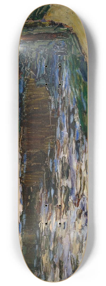 Wassily Kandinsky - Munich  English Garden 8.25 inch art skate deck