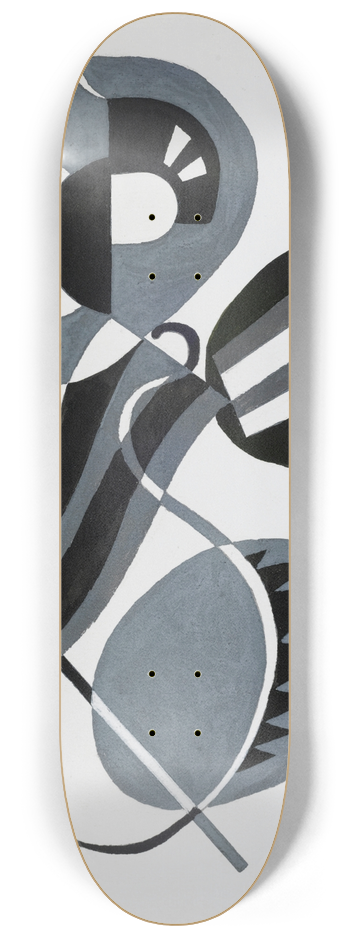 Wassily Kandinsky - Sans Titre 8.25 inch art skate deck