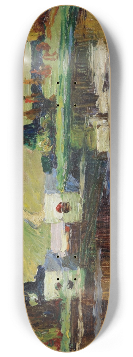 Wassily Kandinsky - Sketch for Akhtyrka  Fall 8.25 inch art skate deck
