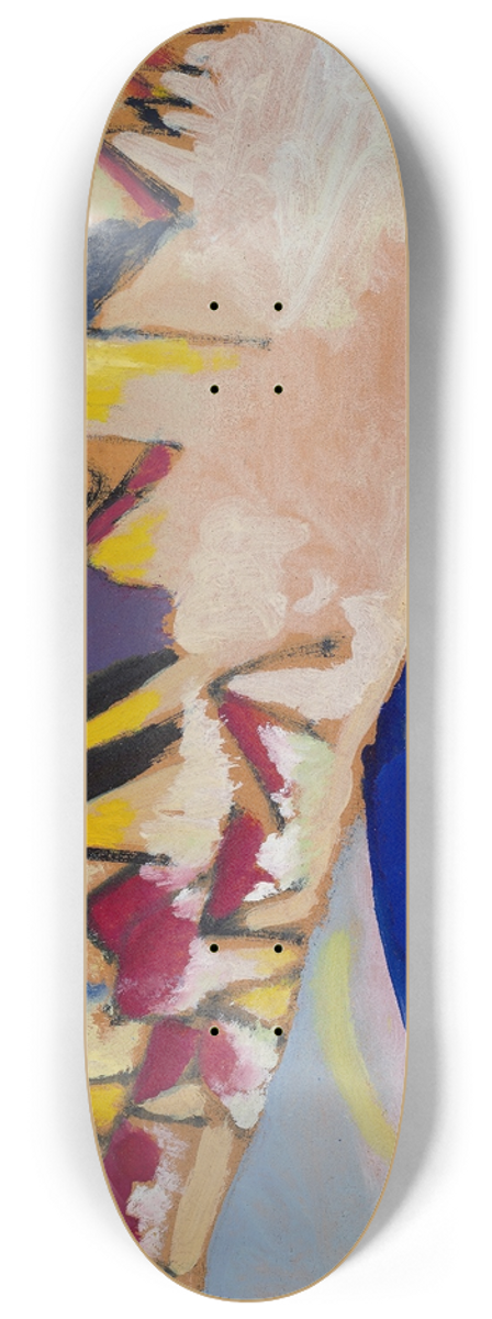 Wassily Kandinsky - Study for Winter No. II 8.25 inch art skate deck