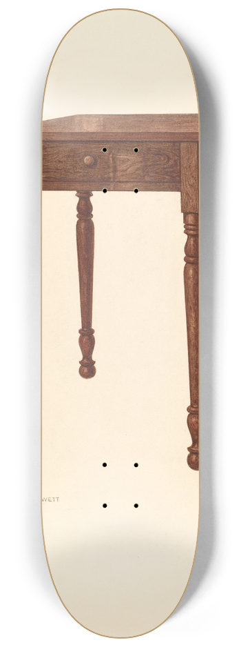 Wellington Blewett - Bishop Hill  Table 8.25 inch art skate deck