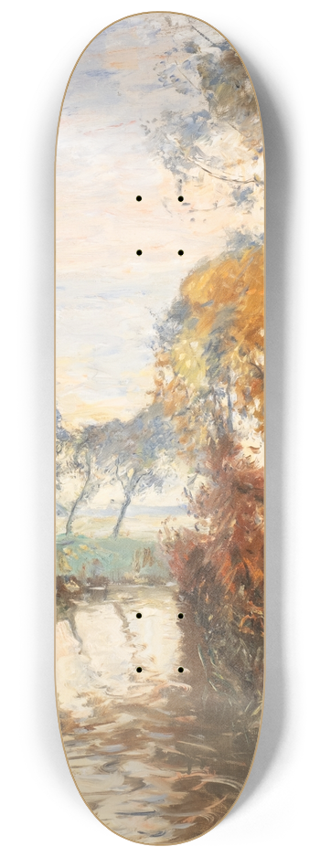 August Jernberg - Autumn landscape 8.25 inch art skate deck