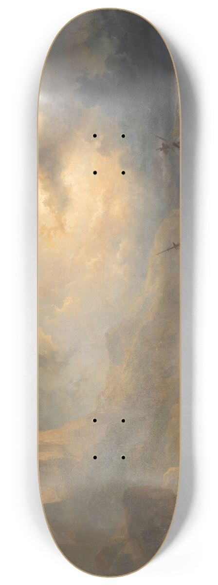 Wijnand Nuijen - Shipwreck off a Rocky Coast 8.25 inch art skate deck